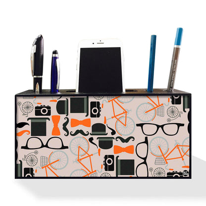 Pen Mobile Stand Holder Desk Organizer - Hipster Attitude Nutcase