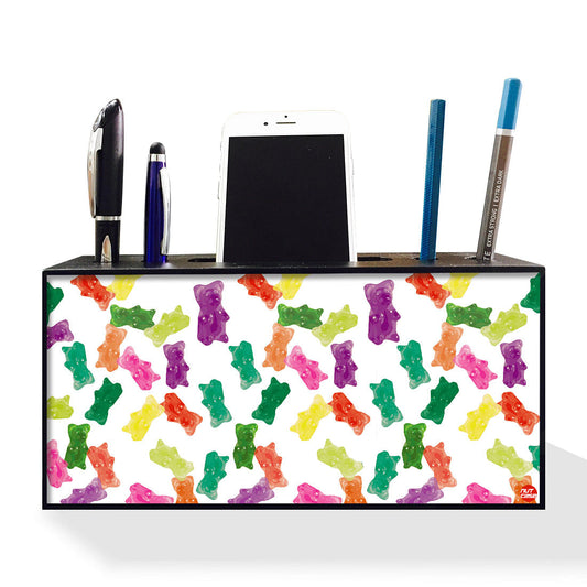 Pen Mobile Stand Holder Desk Organizer - Gummy Bear Nutcase