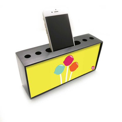 Pen Mobile Stand Holder Desk Organizer - Lollipops Nutcase