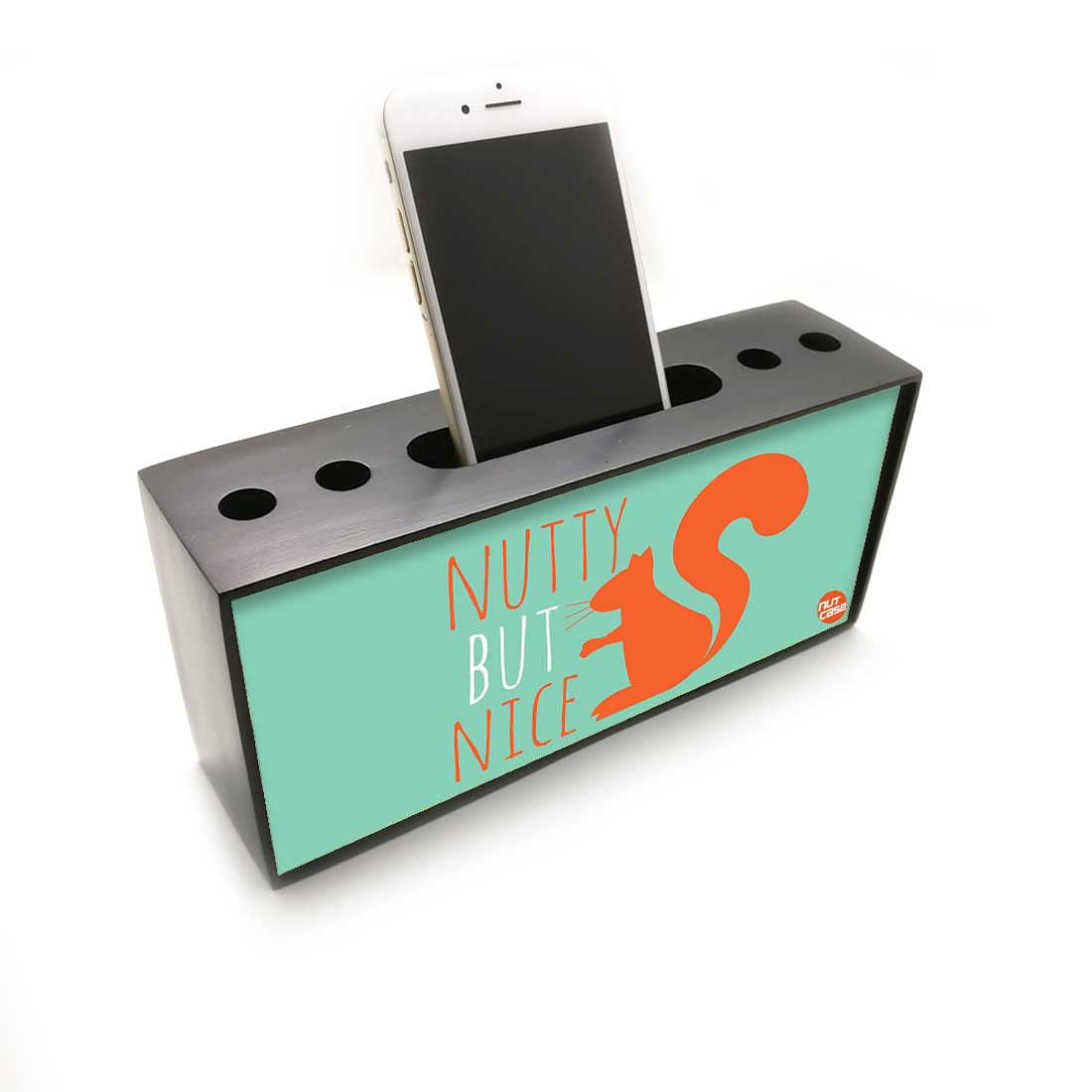 Pen Mobile Stand Holder Desk Organizer - Nutty But Nice Nutcase