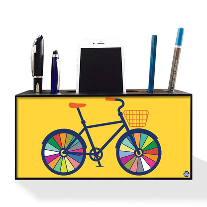 Pen Mobile Stand Holder Desk Organizer - Cycle Art Nutcase