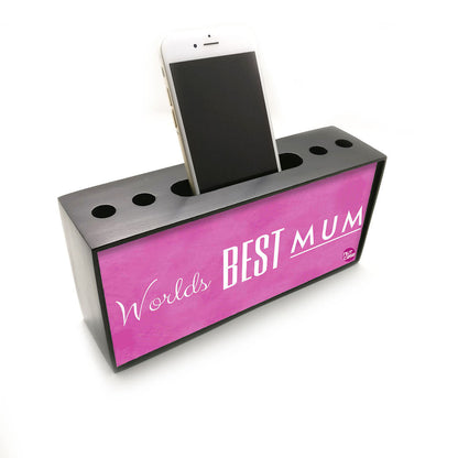 Pen Mobile Stand Holder Desk Organizer - Worlds Best MUM Nutcase