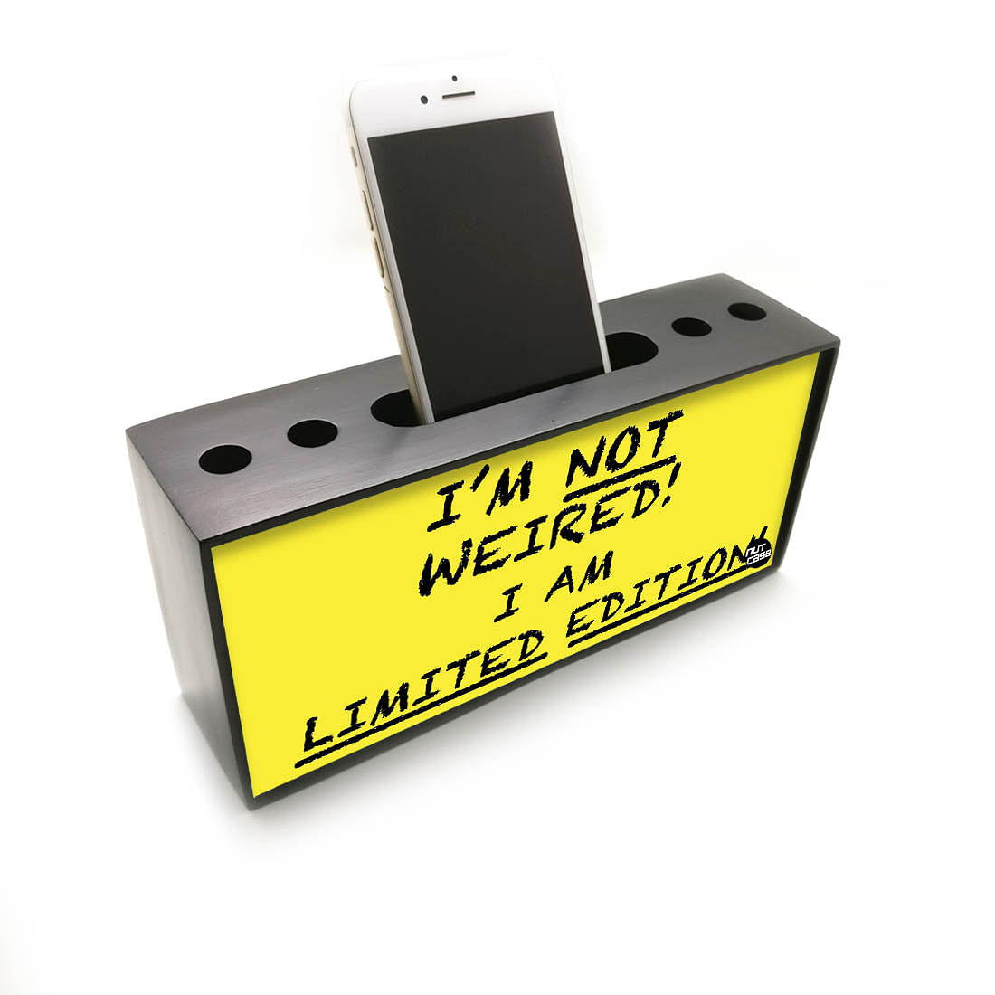 Pen Mobile Stand Holder Desk Organizer - I Am Not Weired Nutcase