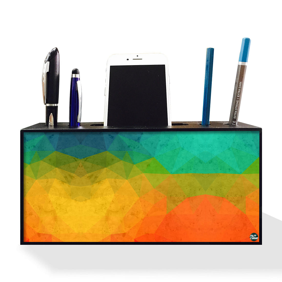 Pen Mobile Stand Holder Desk Organizer - Multicolors Nutcase