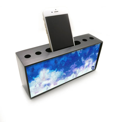 Pen Mobile Stand Holder Desk Organizer - Sky clouds Nutcase