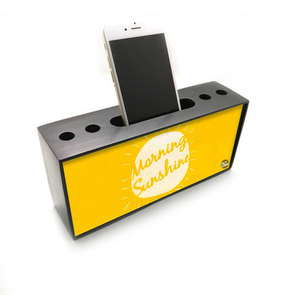 Pen Mobile Stand Holder Desk Organizer - Morning Sunshine Nutcase