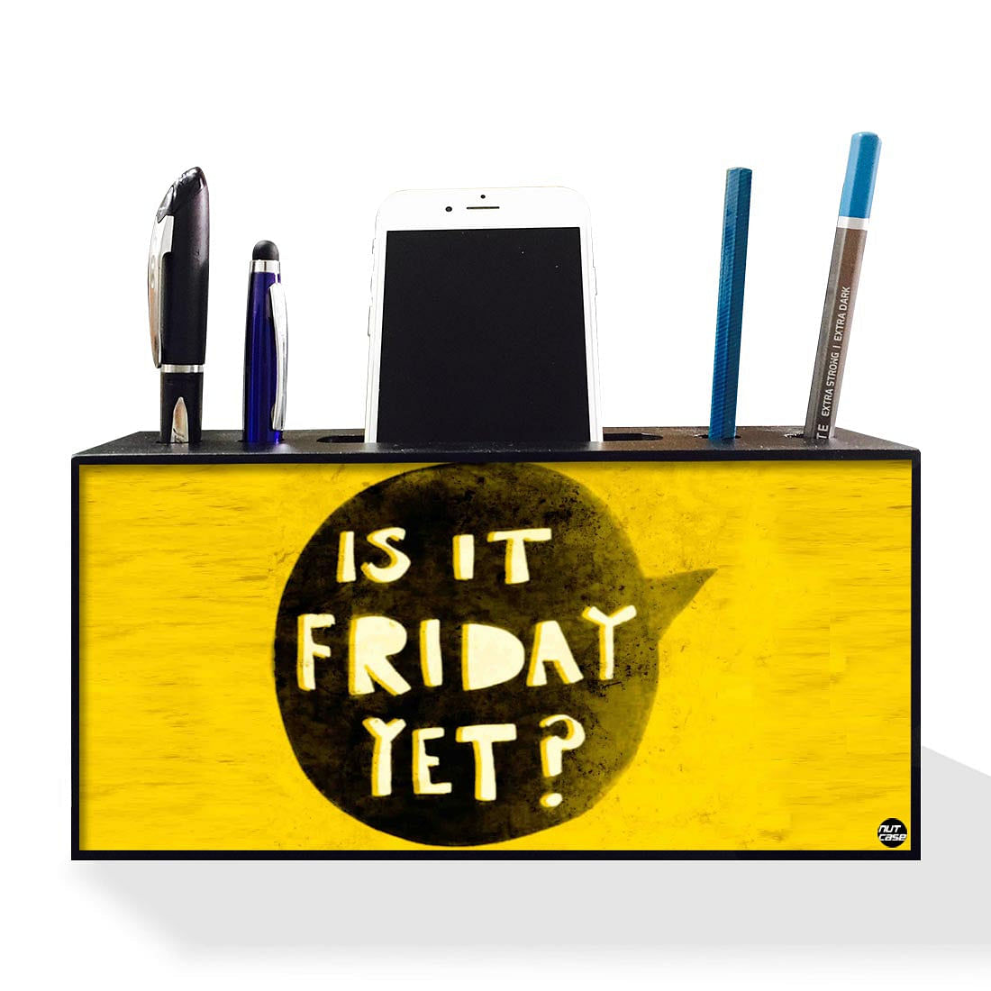 Pen Mobile Stand Holder Desk Organizer - Is It Friday Nutcase