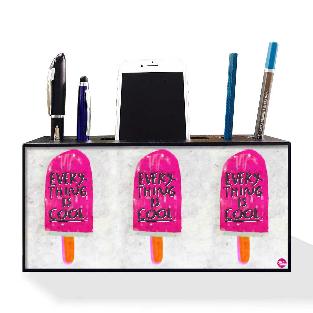 Pen Mobile Stand Holder Desk Organizer - Everything Is Cool Nutcase