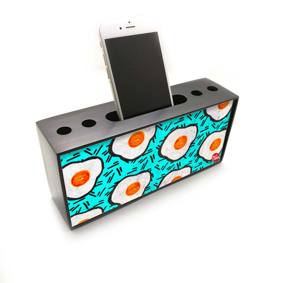 Pen Mobile Stand Holder Desk Organizer - Eggs Nutcase