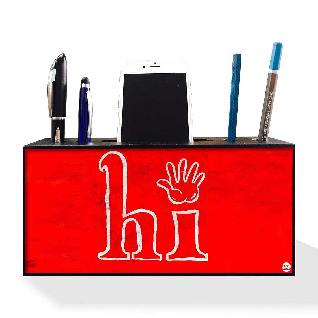 Pen Mobile Stand Holder Desk Organizer - Hi Nutcase