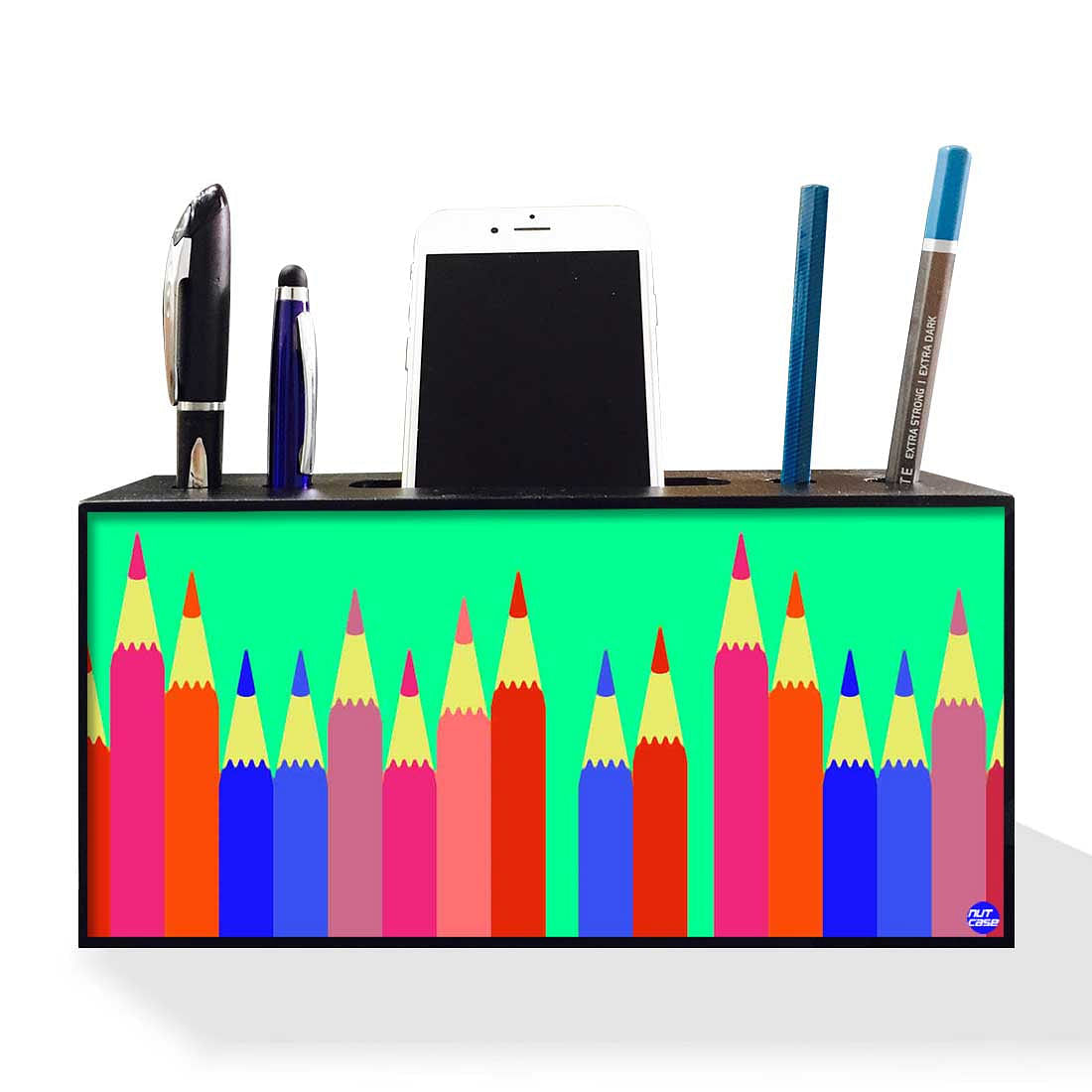 Pen Mobile Stand Holder Desk Organizer - Pencils Nutcase