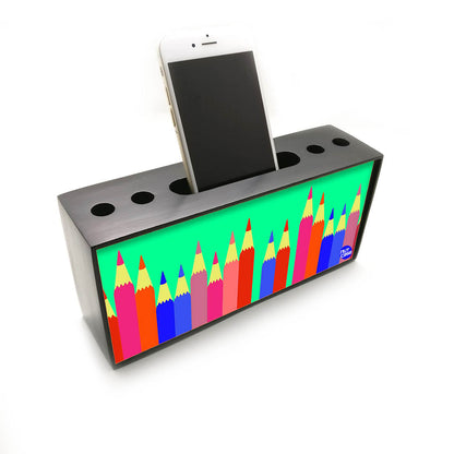 Pen Mobile Stand Holder Desk Organizer - Pencils Nutcase