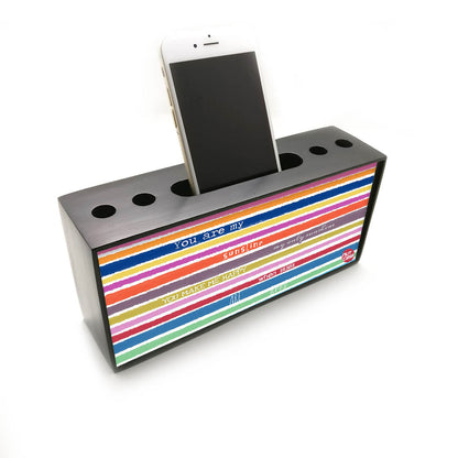 Pen Mobile Stand Holder Desk Organizer - You Are My Snushine Nutcase