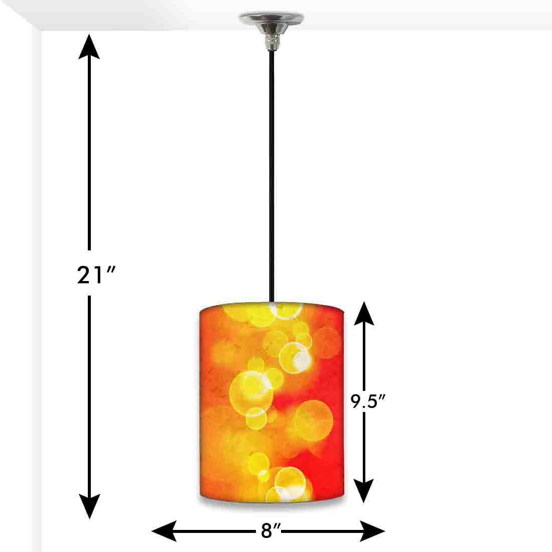 Fancy Ceiling Pendant Lamp - Bokeh Yellow Nutcase