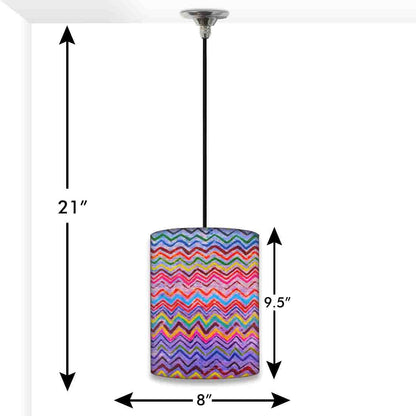 Mini Ceiling Pendant Lamp - Colorful Lines Nutcase