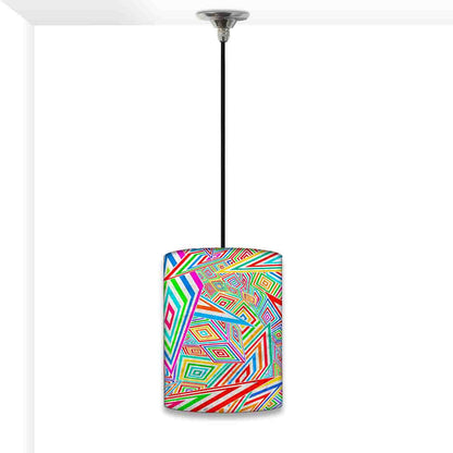 Cool Hanging Pendant Lamp - Optical Pattern Nutcase