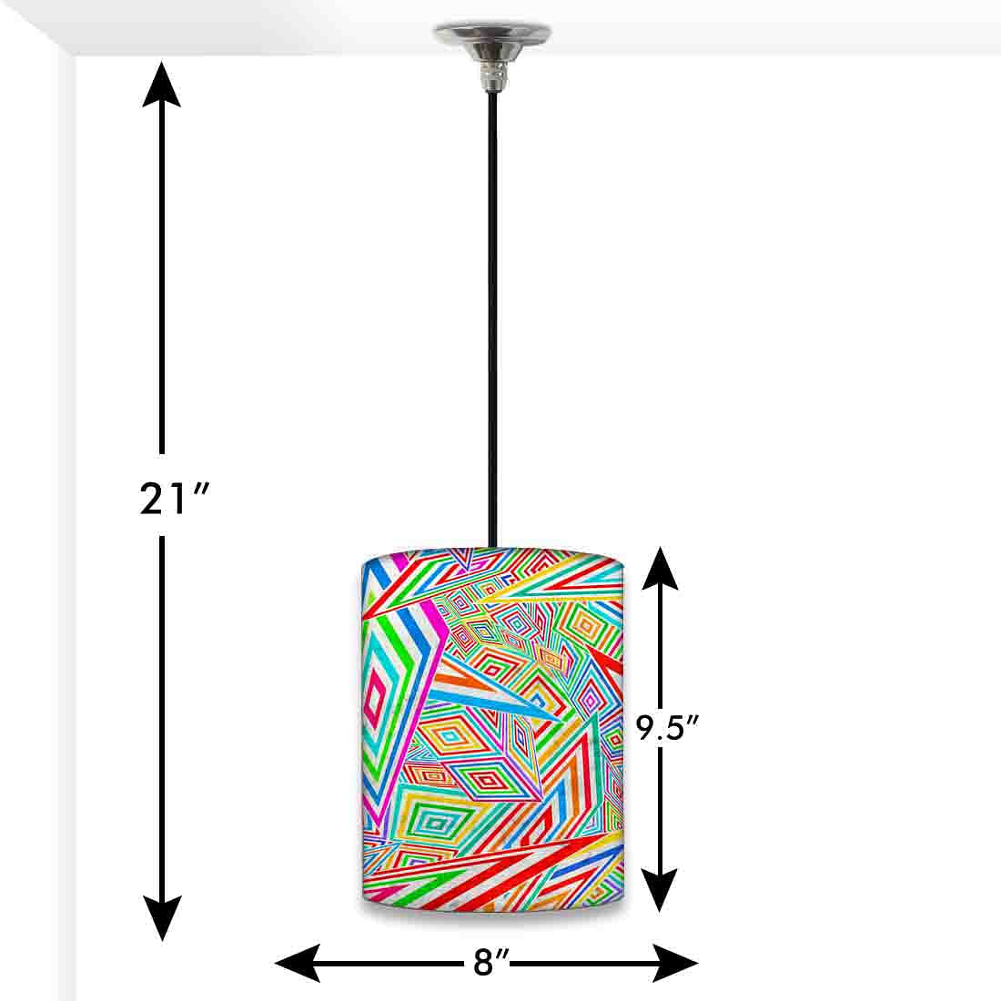Cool Hanging Pendant Lamp - Optical Pattern Nutcase