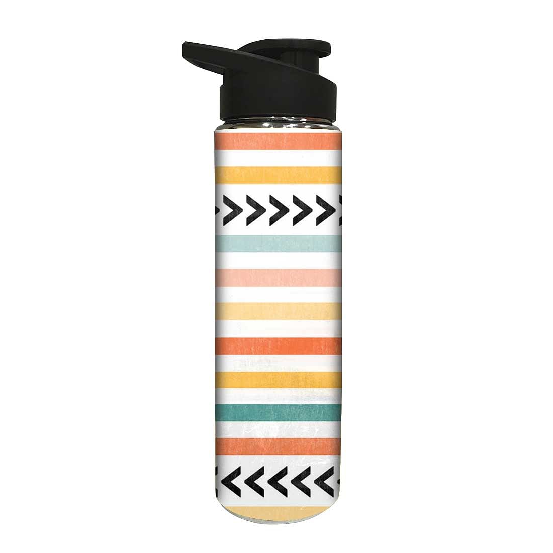 Water Bottle for Kids - Colorful Strips Nutcase