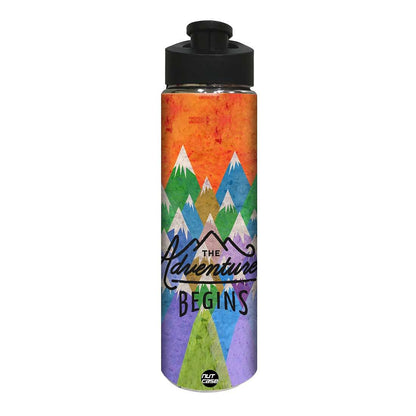 Stainless Steel Sipper Bottle - The Adventure Begins Nutcase