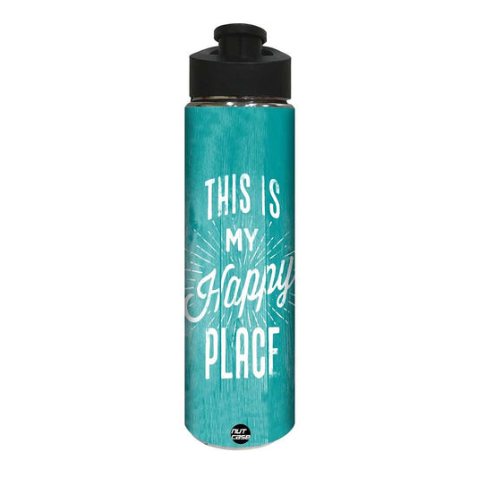 Designer Sipper Bottle for Kids -  This is My Happy Place Nutcase