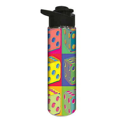Stainless Steel Water Bottle -  Ludo Dice Nutcase