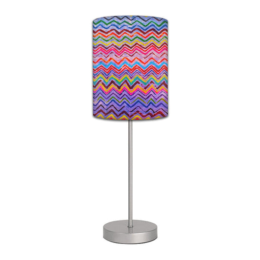 Stainless Steel Table Lamp For Living Room Bedroom -   Tapestry Zag Nutcase