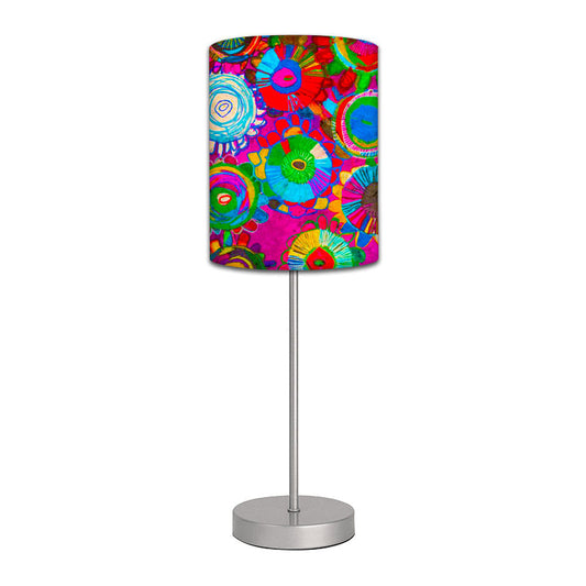 Stainless Steel Table Lamp For Living Room Bedroom -   Floral Stitch Nutcase