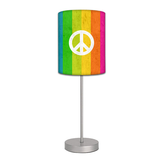 Stainless Steel Table Lamp For Living Room Bedroom -   Rainbow Peace Nutcase