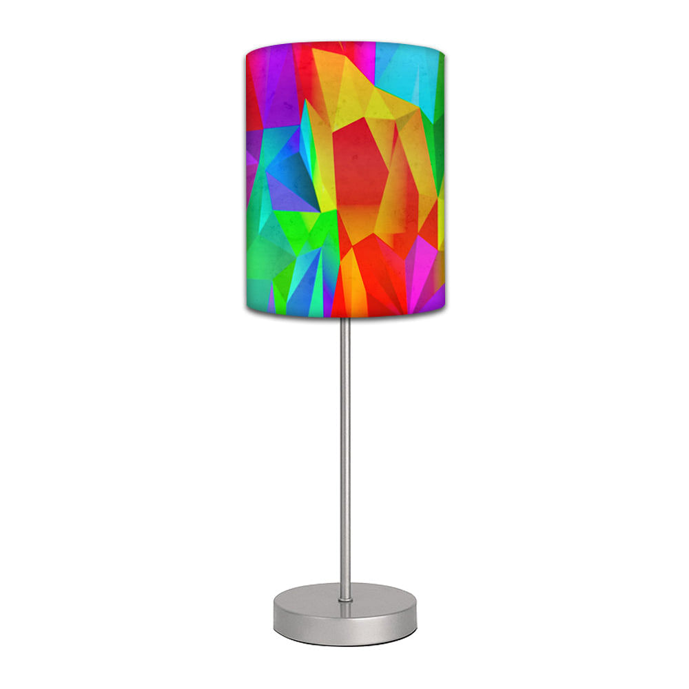 Stainless Steel Table Lamp For Living Room Bedroom -   Shards Of Color Nutcase