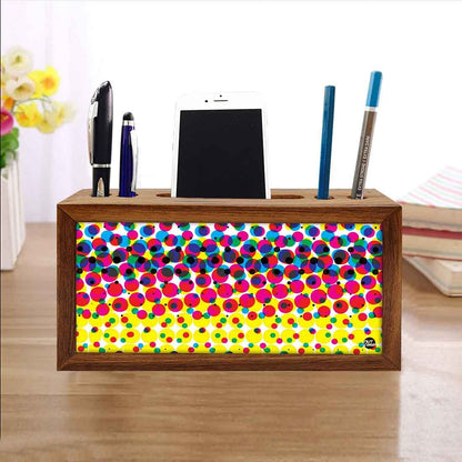 Pen Mobile Stand Holder Desk Organizer - Ploka Dots Nutcase