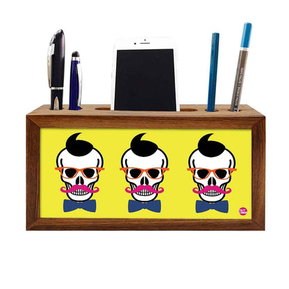 Small Wooden drawers for desk - Skull Nutcase