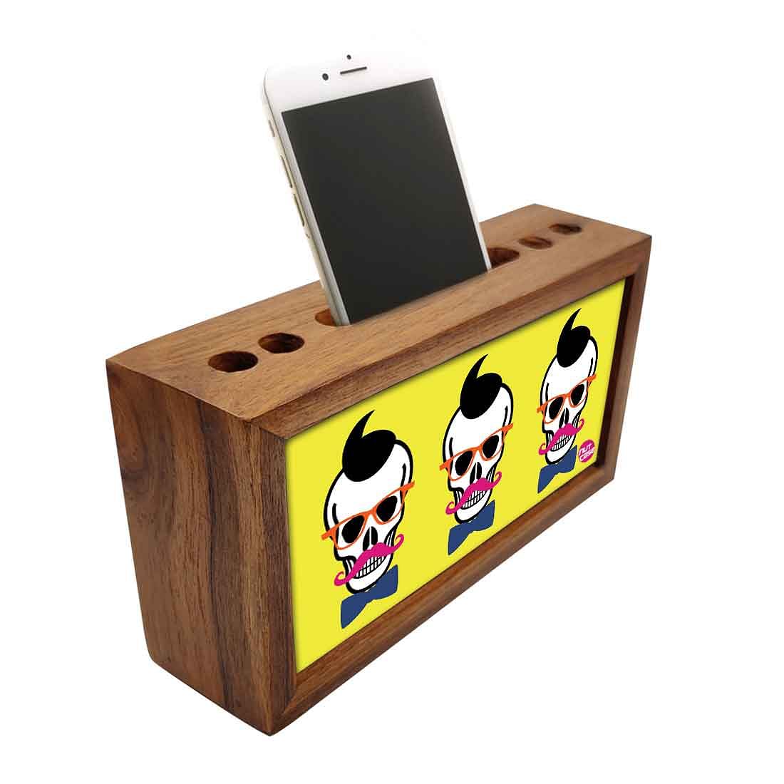 Small Wooden drawers for desk - Skull Nutcase