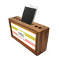 Wooden Desk Organiser Pen Mobile Stand - I Believe Nutcase