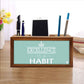 Wooden Table Organizer Pen Mobile Stand for Office - Excellence Nutcase