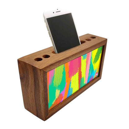 Wooden office desk organizer - Shades Of Color Nutcase