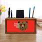 Wood desktop organizer Pen Mobile Stand - Bear Nutcase