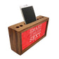Wood desktop organizer Pen Mobile Stand - Smart Is The New Nutcase