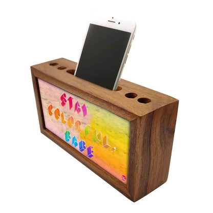 Solid Wood desk organizer - Stay Colorful Nutcase