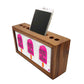 Wooden pencil organizer Pen Mobile Stand - Everything Is Cool Nutcase