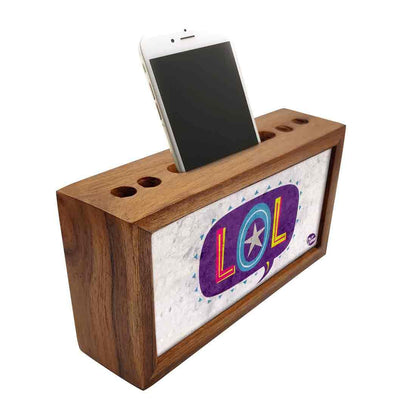 Wooden desk organizer  - Lol Nutcase