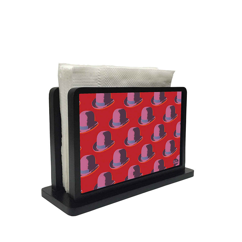 Tissue Holder Paper Napkin Stand - Cap Red Nutcase