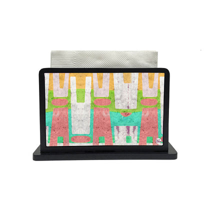 Tissue Holder Paper Napkin Stand - Abstract Nutcase