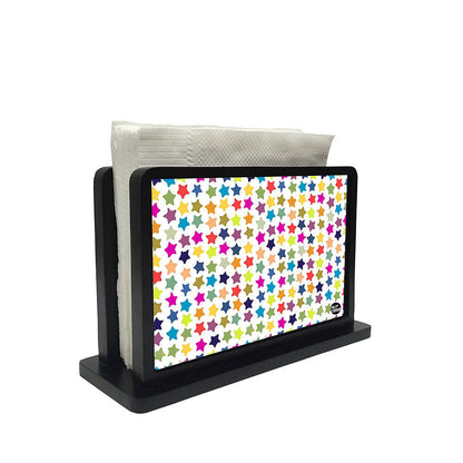 Tissue Holder Paper Napkin Stand - Colorful Stars Nutcase