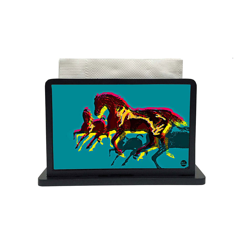 Tissue Holder Paper Napkin Stand - Power Horses Nutcase