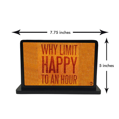 Tissue Holder Paper Napkin Stand - Why Limit Happy To An Hour Nutcase