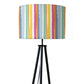 Tripod Floor Lamp Standing Light for Living Rooms - Stripes Color Nutcase