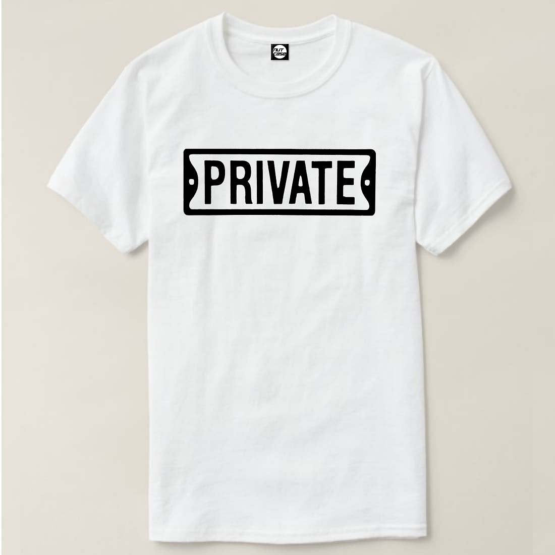 Nutcase Designer Round Neck Men's T-Shirt Wrinkle-Free Poly Cotton Tees - Private Nutcase