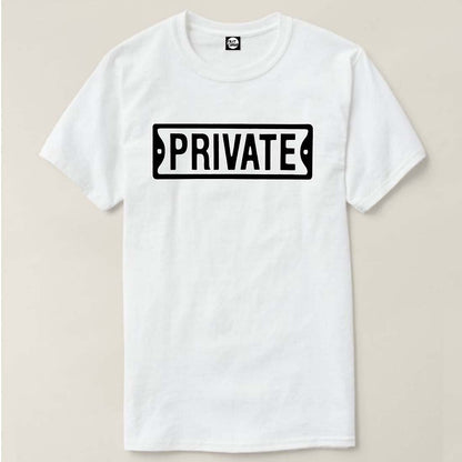 Nutcase Designer Round Neck Men's T-Shirt Wrinkle-Free Poly Cotton Tees - Private Nutcase