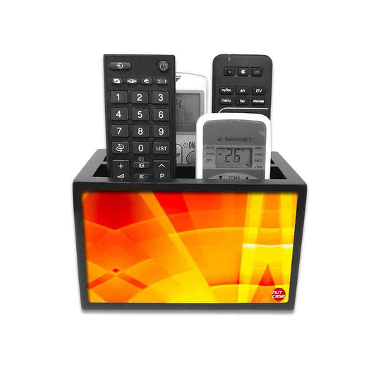 Remote Control Stand Holder Organizer For TV / AC Remotes -  Sunrise Color Nutcase