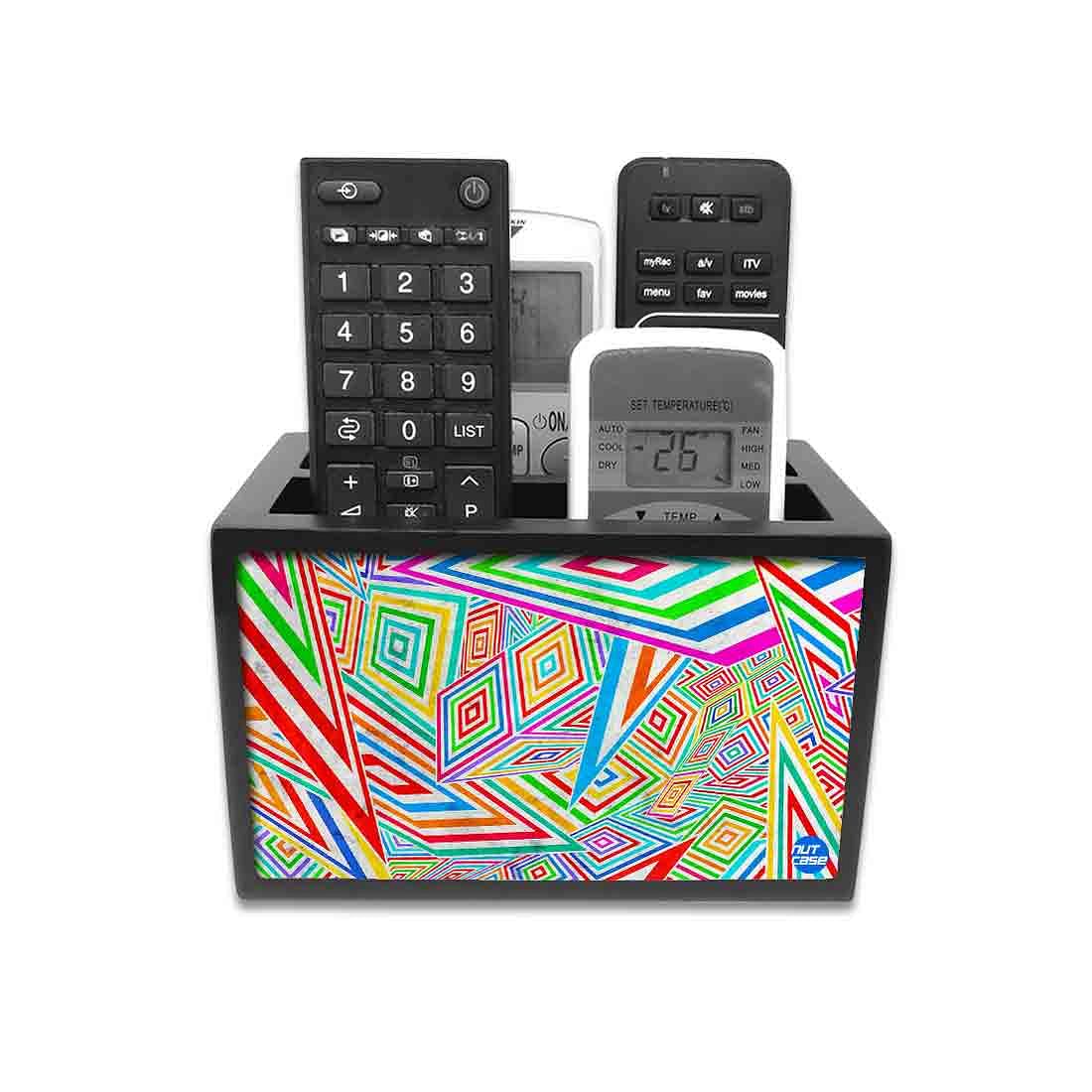 Remote Control Stand Holder Organizer For TV / AC Remotes -  Diamond Art Nutcase